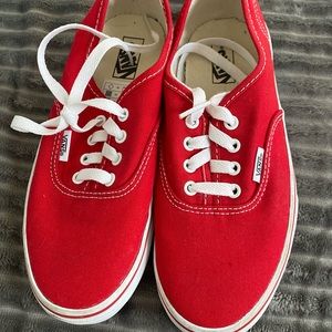 Red Vans